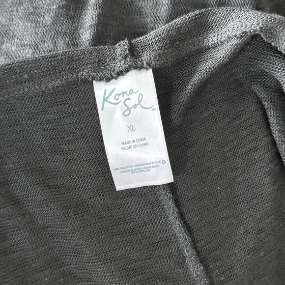 XL Kona Sol Black Women's Swim Cover-Up - Picture 6 of 7